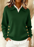 Fritzie | Jersey con Escote en V y Cuello