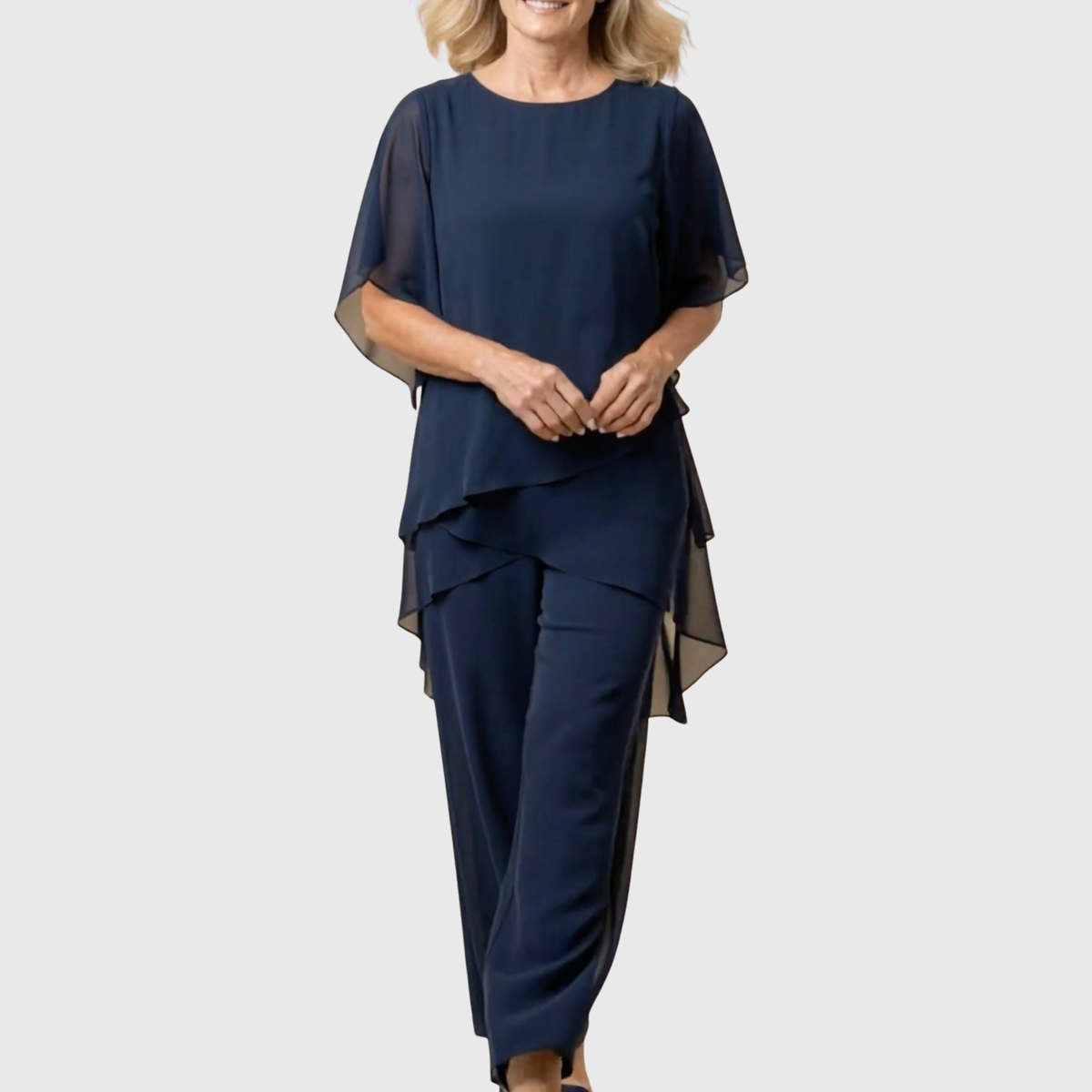 Elara | Conjunto fluido con pantalón palazzo
