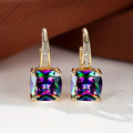 Gemma | Pendientes de aro brillantes