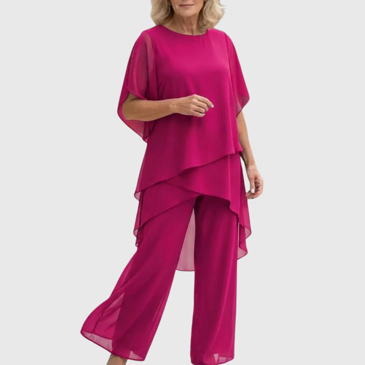 Elara | Conjunto fluido con pantalón palazzo