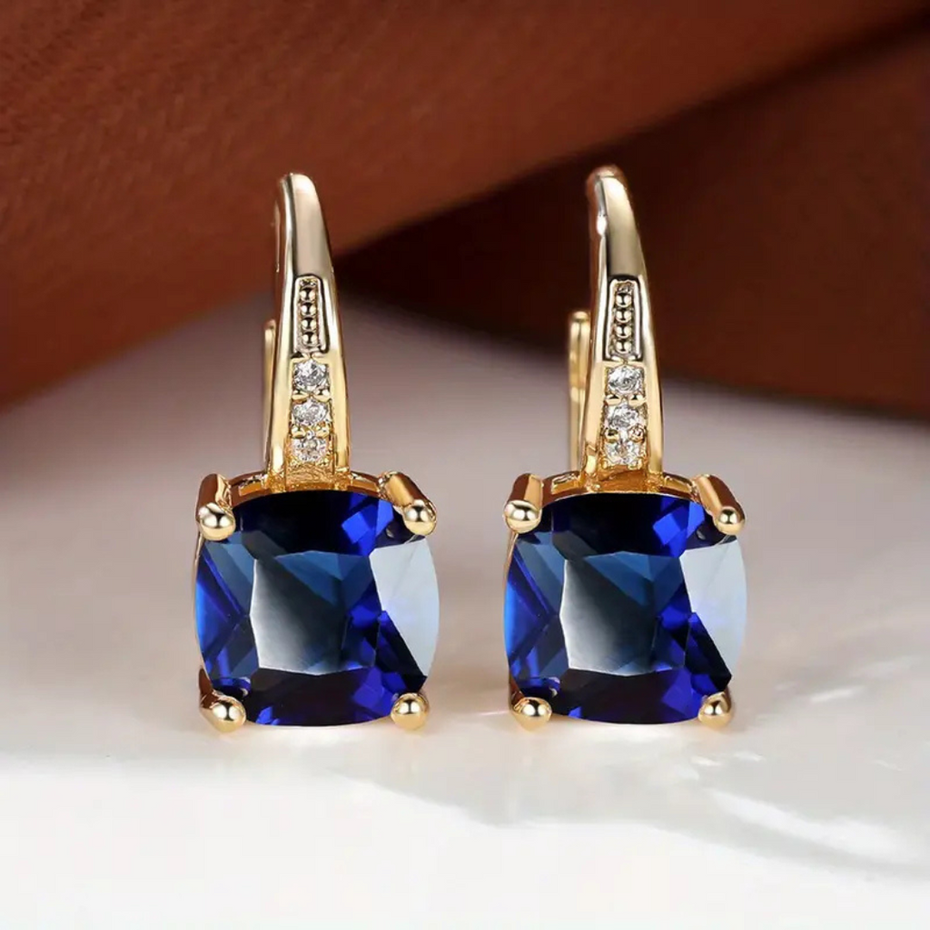 Gemma | Pendientes de aro brillantes