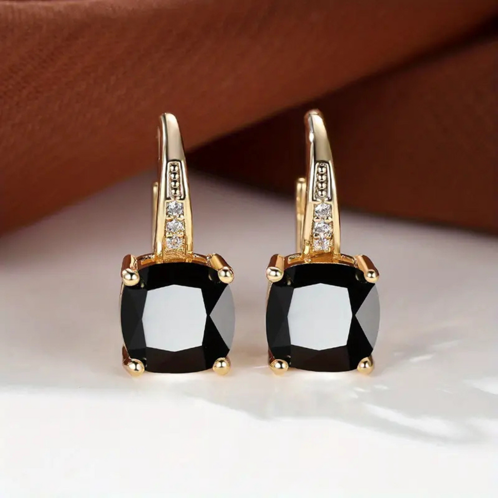 Gemma | Pendientes de aro brillantes