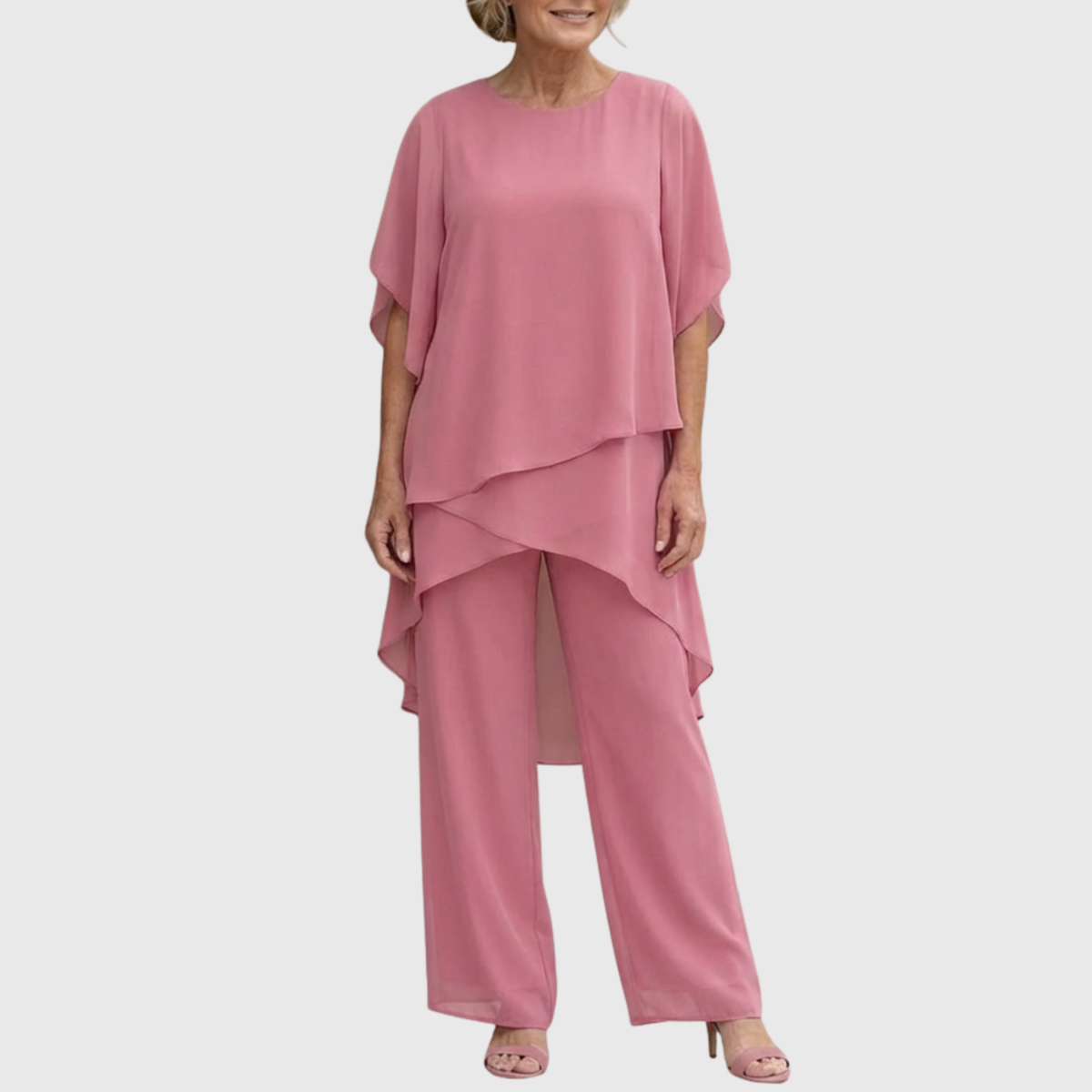 Elara | Conjunto fluido con pantalón palazzo