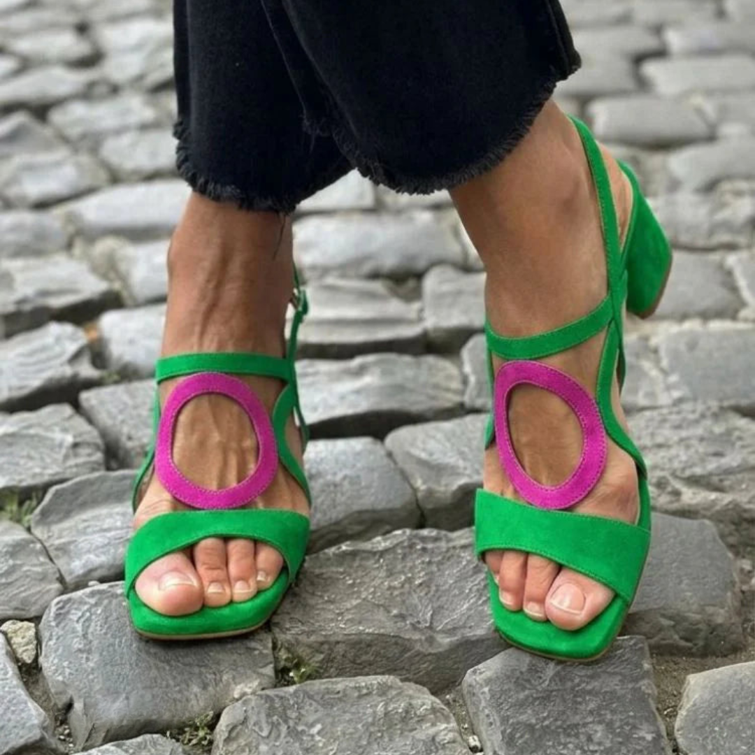 Margherita | Sandalias cómodas de paseo con punta cuadrada