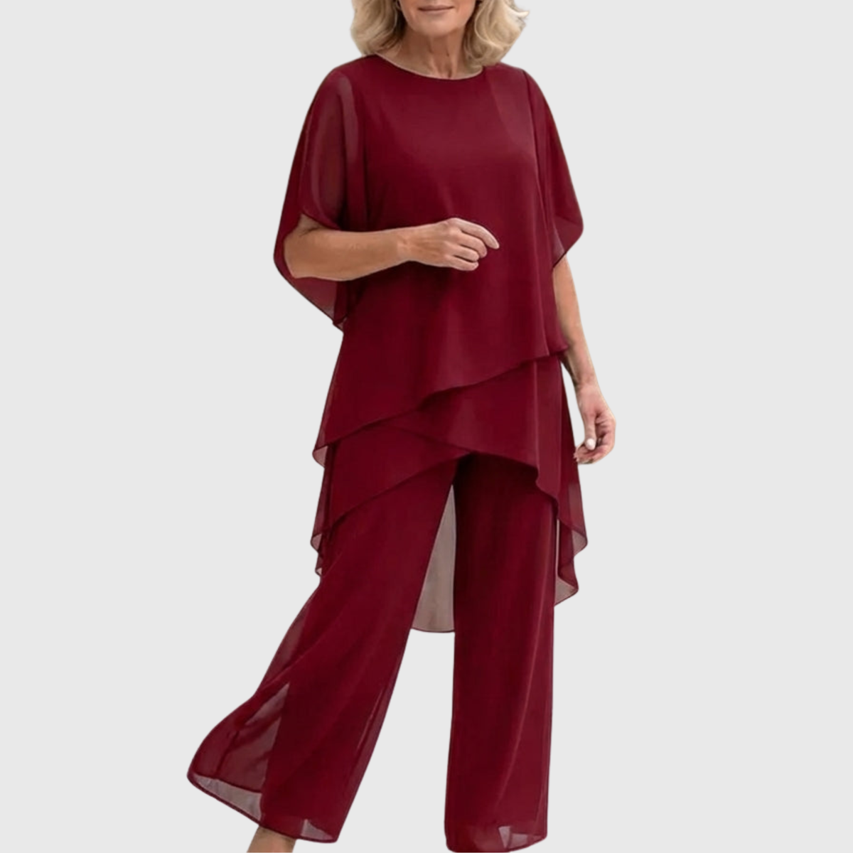 Elara | Conjunto fluido con pantalón palazzo