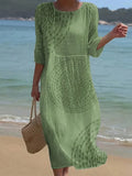 Vestido casual de mujer con estampado floral
