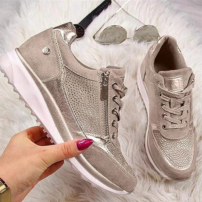 Graziella | Zapatillas cómodas con cremallera y plantilla acolchada