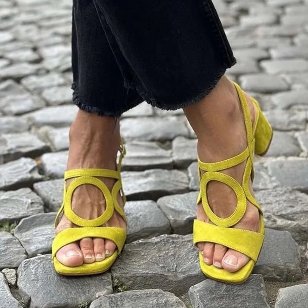 Margherita | Sandalias cómodas de paseo con punta cuadrada