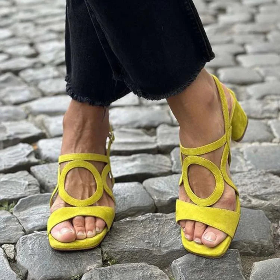 Margherita | Sandalias cómodas de paseo con punta cuadrada