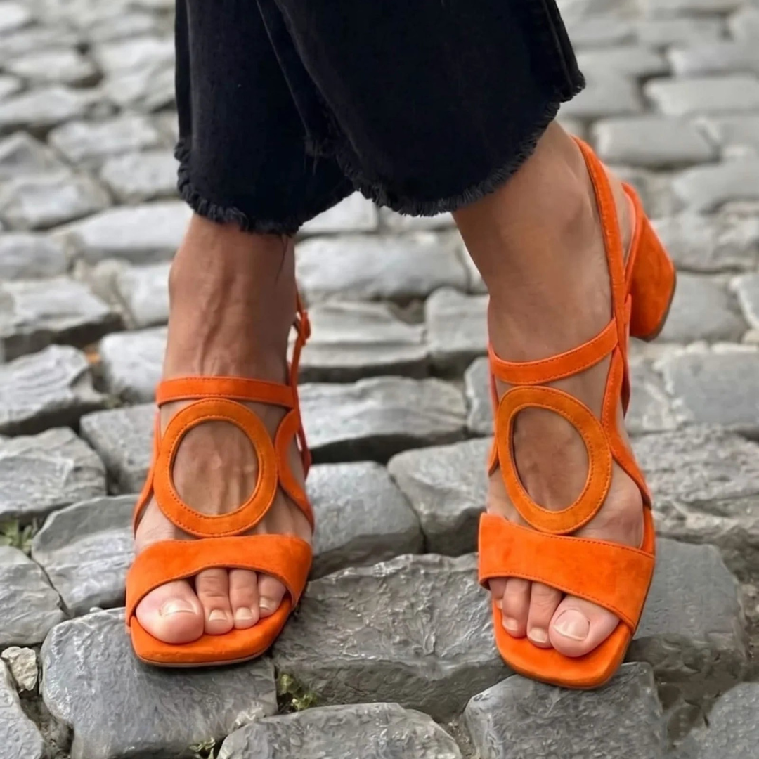 Margherita | Sandalias cómodas de paseo con punta cuadrada