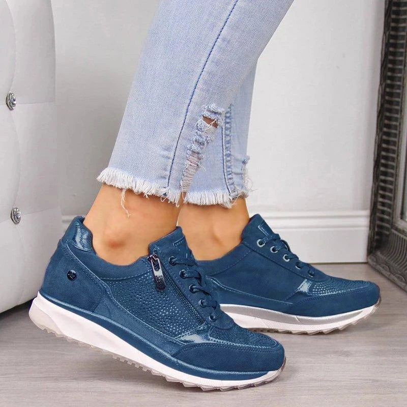 Graziella | Zapatillas cómodas con cremallera y plantilla acolchada