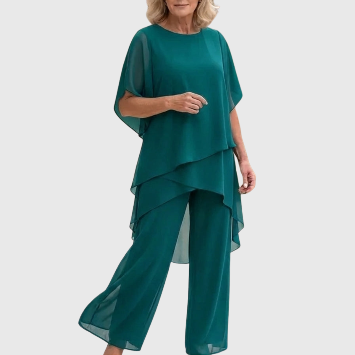 Elara | Conjunto fluido con pantalón palazzo