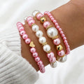 Consolata | Set de pulseras de perlas