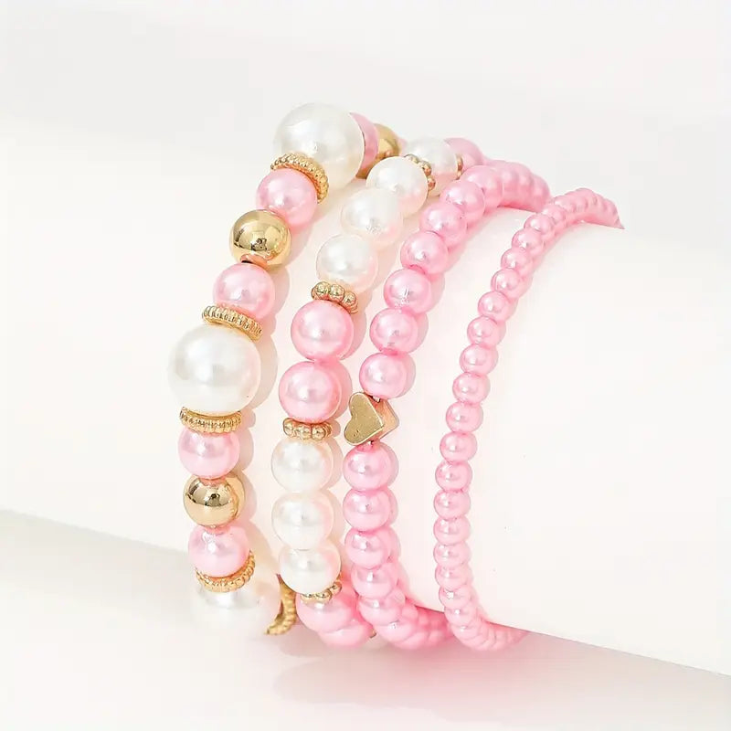 Consolata | Set de pulseras de perlas