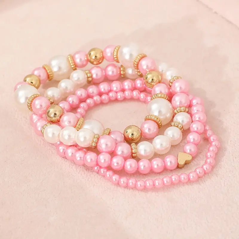 Consolata | Set de pulseras de perlas