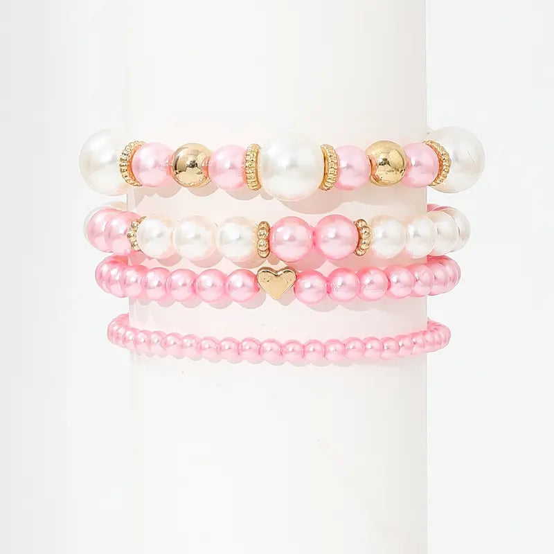 Consolata | Set de pulseras de perlas