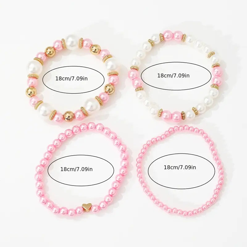 Consolata | Set de pulseras de perlas