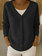 Ashley | Cárdigan Clásico y Suave con Escote en V