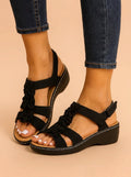 Emilia | Sandalias de cuña sin cordones