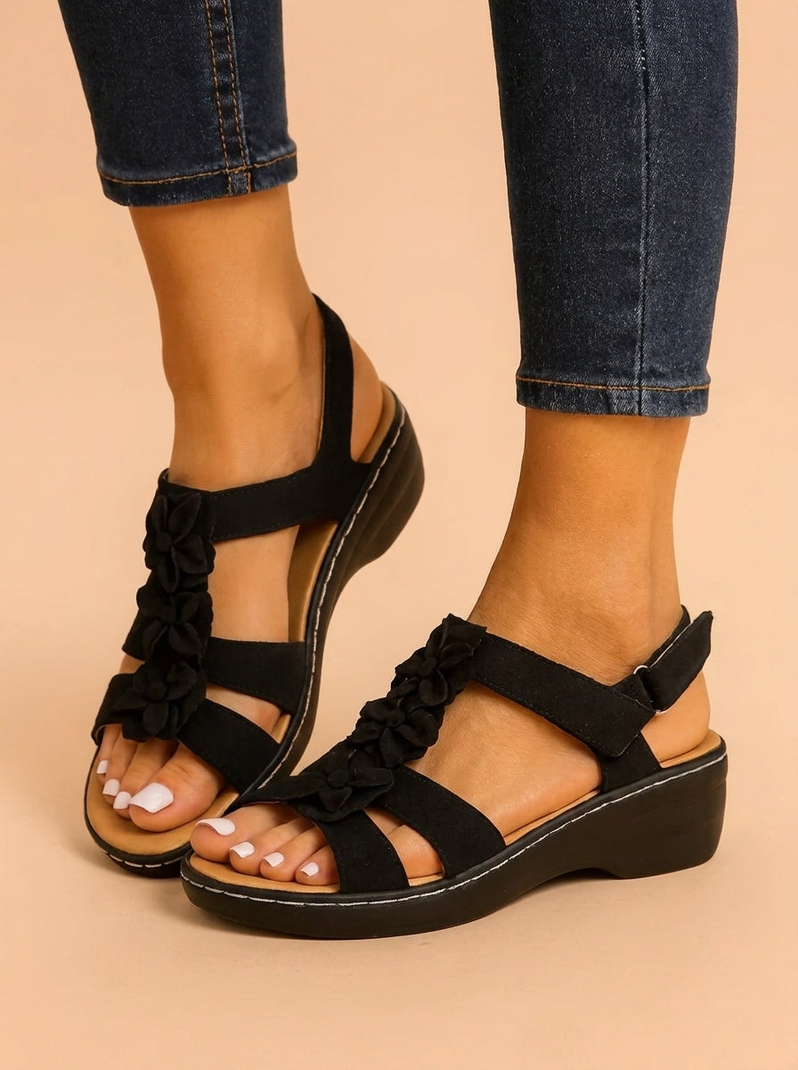 Emilia | Sandalias de cuña sin cordones