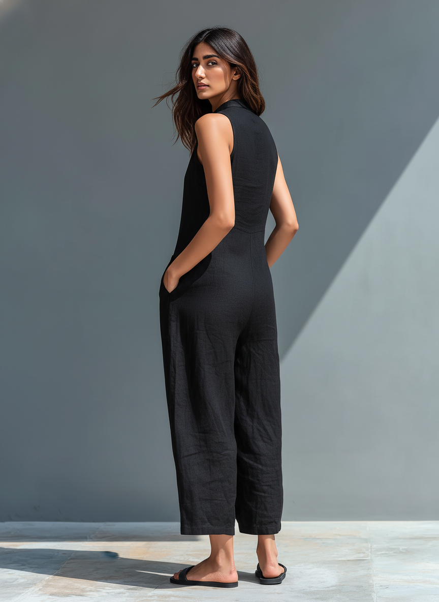 Greta | Mono sin mangas con cuello alto