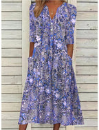 JANICE | Vestido de Verano Elegante que Disimula el Abdomen