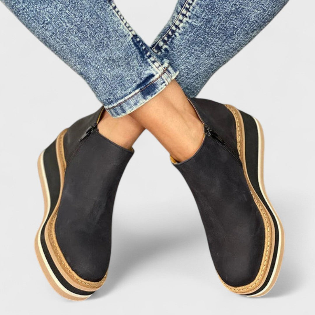 Beatrice | Zapatos elegantes impermeables con cremallera