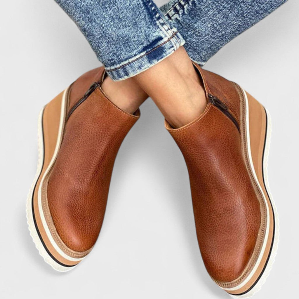 Beatrice | Zapatos elegantes impermeables con cremallera