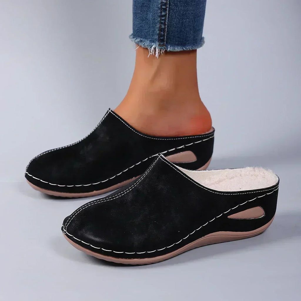 Emanuela | Zapatillas de casa con plantilla acolchada