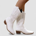 Sierra | Botas camperas bordadas