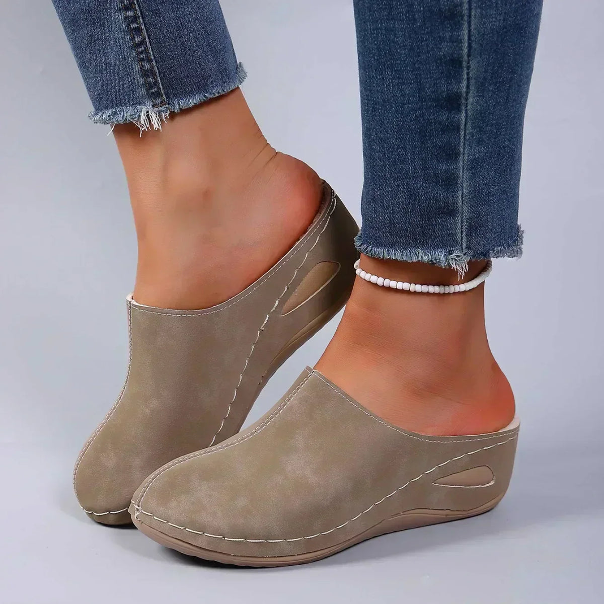 Emanuela | Zapatillas de casa con plantilla acolchada
