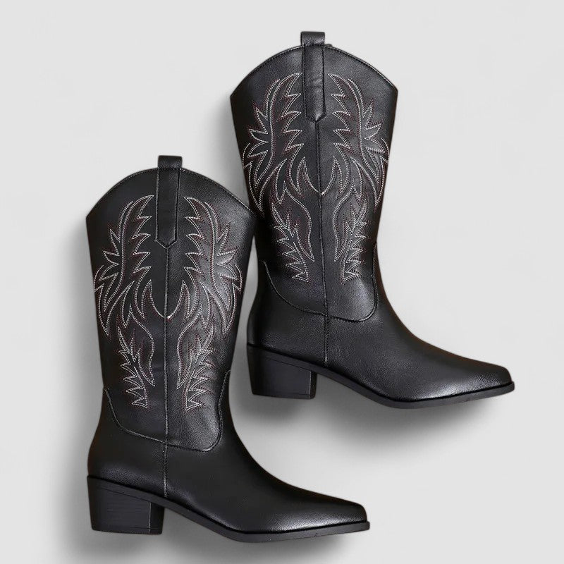 Sierra | Botas camperas bordadas