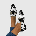 Anna | Mocasines estampados de mujer con hebilla