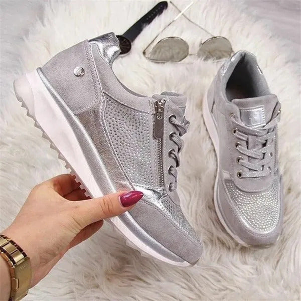 Graziella | Zapatillas cómodas con cremallera y plantilla acolchada