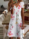 PALOMA | Vestido Floral Elegante que Disimula el Abdomen
