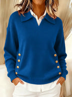 Fritzie | Jersey con Escote en V y Cuello