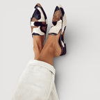 Maria | Mocasines de mujer con estampado de vaca