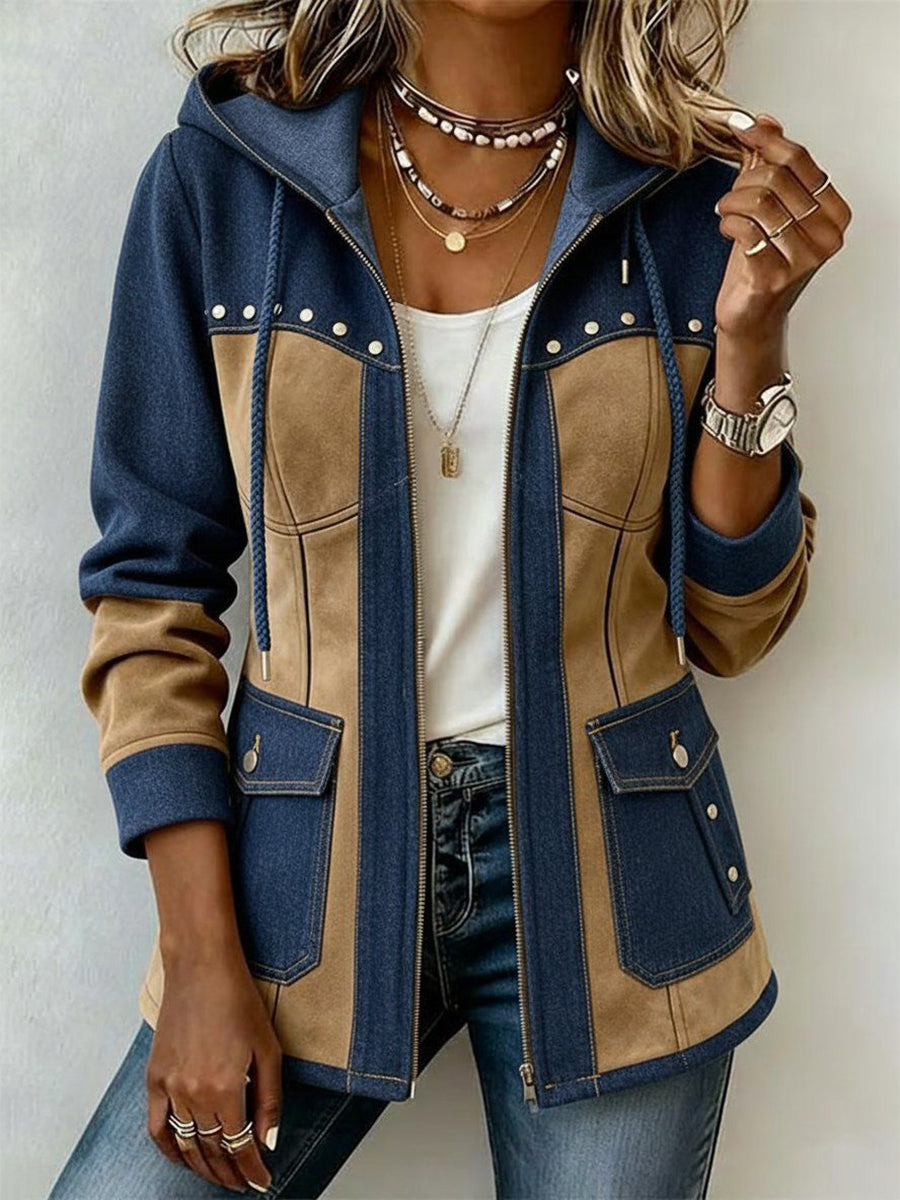Fawnridge™ | Chaqueta Patchwork con Capucha