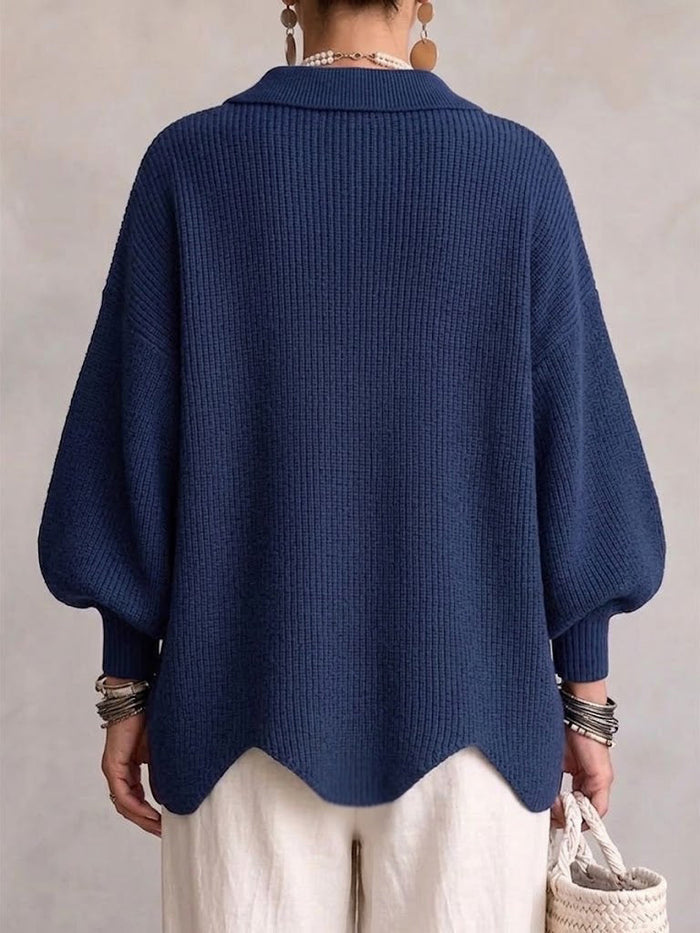 Victoria | Cárdigan oversize con botones dorados