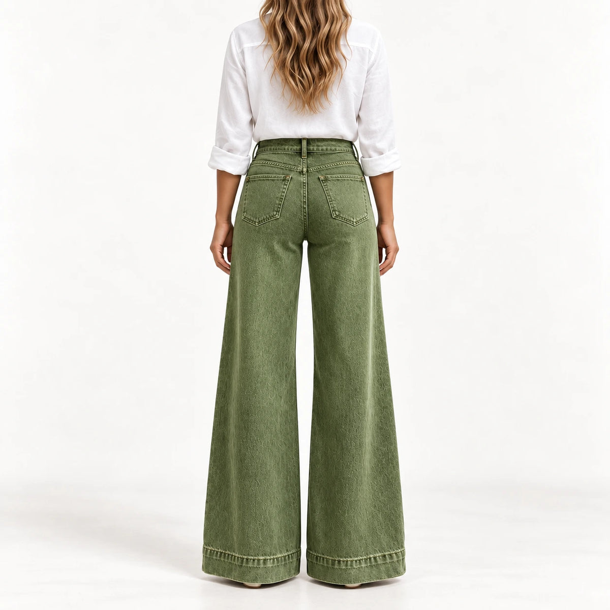 Verde militar - detrás
