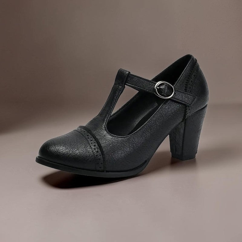 Sandrine | Zapatos de salón calados con tira en T