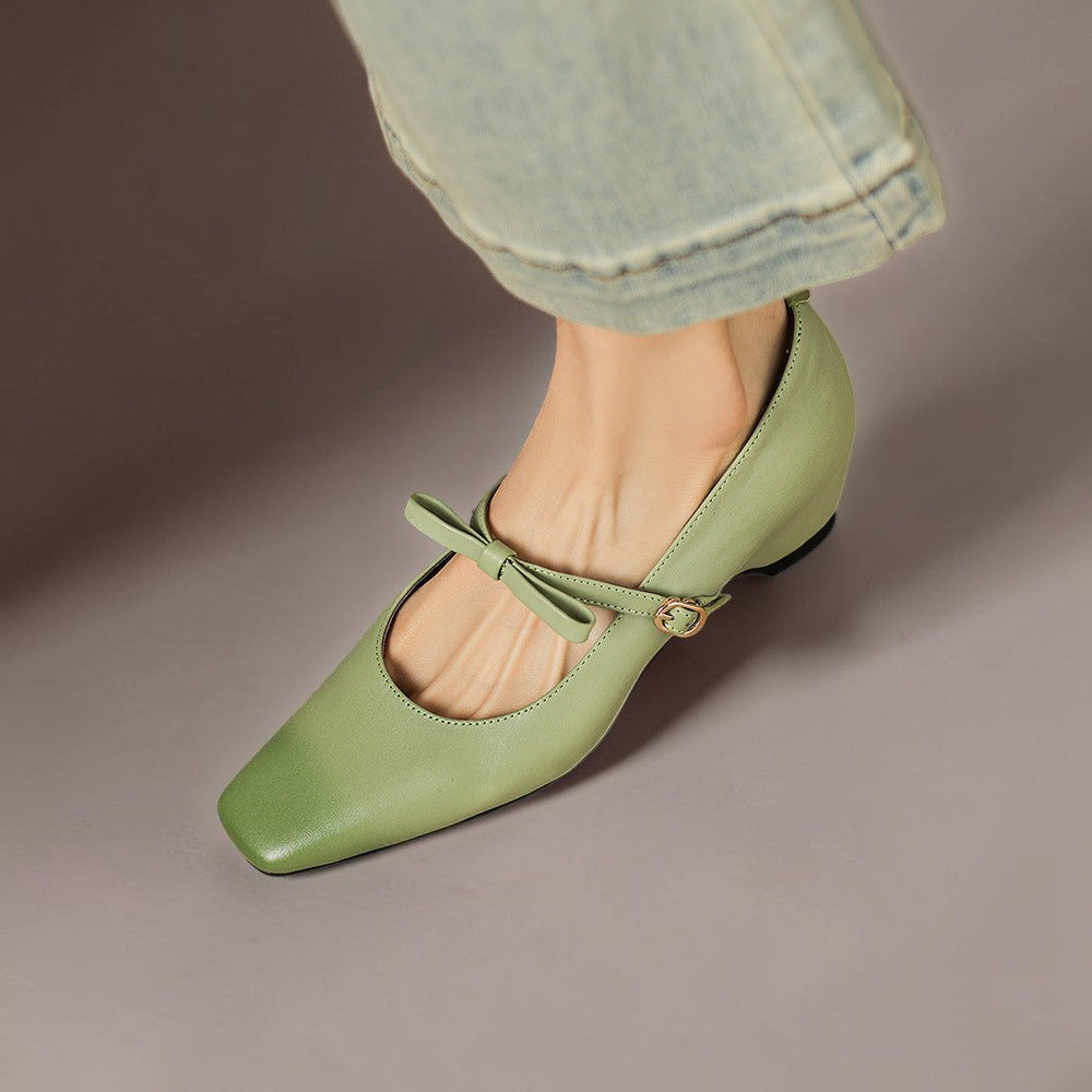 Chloé | Merceditas elegantes con lazo