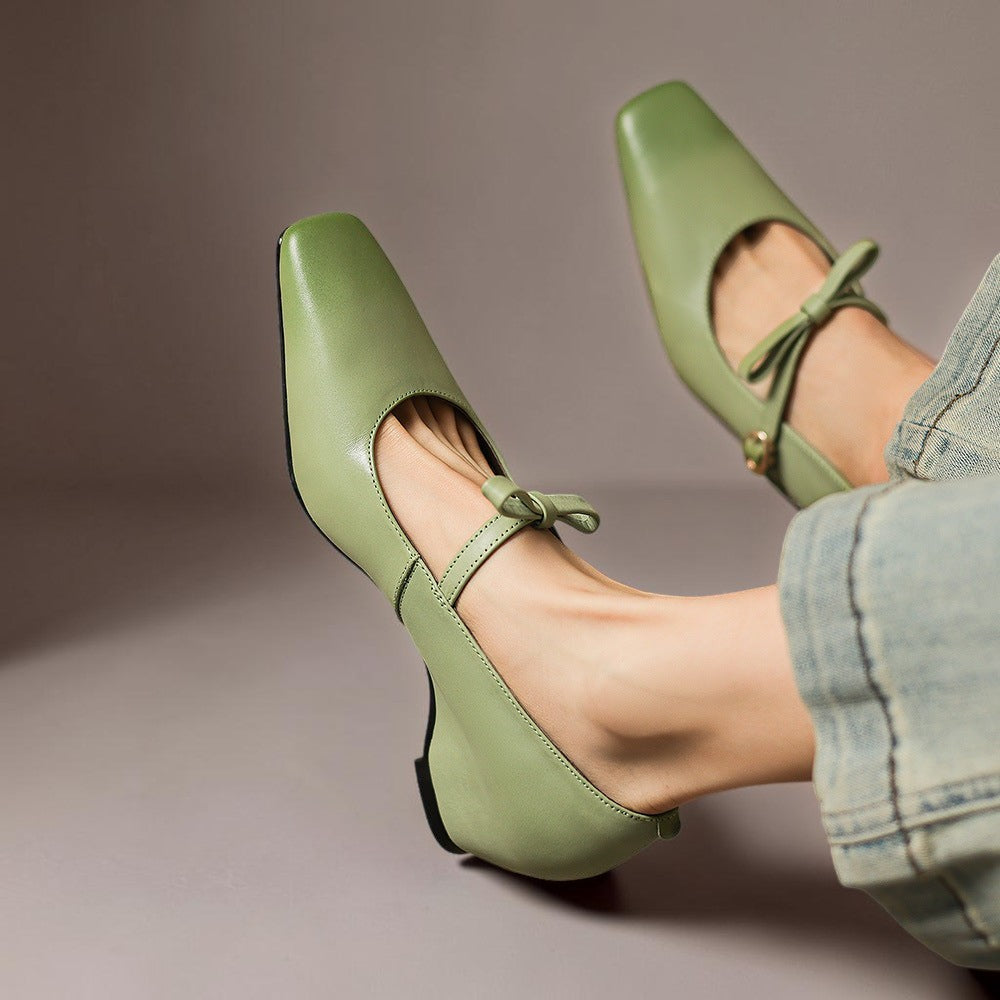 Chloé | Merceditas elegantes con lazo