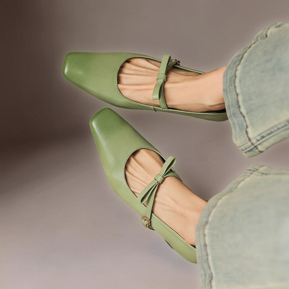 Chloé | Merceditas elegantes con lazo