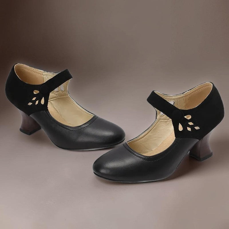 Aveline | Zapatos de salón con tira abotonada al tobillo