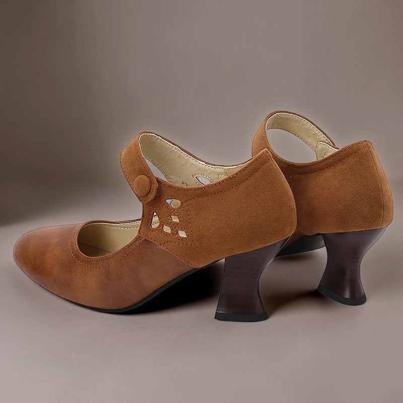 Aveline | Zapatos de salón con tira abotonada al tobillo