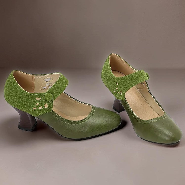 Aveline | Zapatos de salón con tira abotonada al tobillo