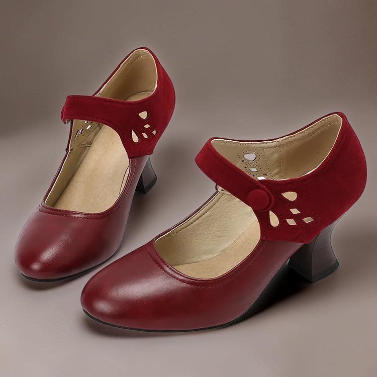 Aveline | Zapatos de salón con tira abotonada al tobillo